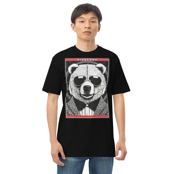 Bear #3 - Men’s premium heavyweight tee