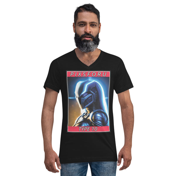 Type 10 #12 - Men's Short Sleeve V-Neck T-Shirt