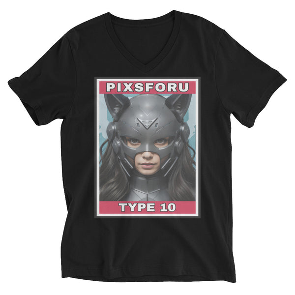 Type 10 #8 - Unisex Short Sleeve V-Neck T-Shirt